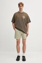 Represent t-shirt bawełniany Crest MLM41069.54 brązowy