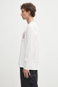 MM6 Maison Margiela longsleeve din bumbac SH2GC0021 alb SS25