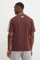 Îmbrăcăminte adidas tricou din bumbac M C COLLE Collegiate JM0380 burgundia