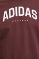Памучна тениска adidas M C COLLE Collegiate JM0380 бордо