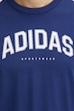 Bavlnené tričko adidas M C COLLE Collegiate JM0382 tmavomodrá