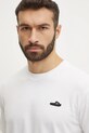 adidas t-shirt bawełniany M L SLIDE TEE beżowy JJ4002