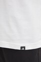 Бавовняна футболка adidas M L SLIDE TEE JJ4002 бежевий
