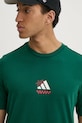 adidas tricou din bumbac M L PIZZA TEE verde JJ4017
