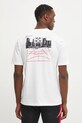 Odzież adidas t-shirt bawełniany M C PHOTO TEE JN6951 biały
