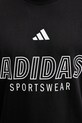 adidas t-shirt in cotone M C HOT SPW T JN7851 nero