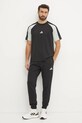 adidas tricou Essential Colorblock JD8060 negru SS25