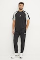 Tričko adidas Essential Colorblock JD8060 čierna SS25