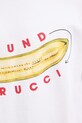 Хлопковая футболка Fiorucci Banana Sound Print Regular Fit T-Shirt U02SPTSH323CJ01WH04 белый