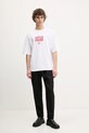 Fiorucci t-shirt bawełniany Space Food Print Relaxed Fit T-Shirt U02SPTSH101CJ01WH03 biały SS25