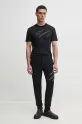 PLEIN SPORT tricou din bumbac SAEC.MTK8008.STE001N negru SS25