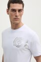 PLEIN SPORT tricou din bumbac alb SAEC.MTK8011.STE001N
