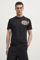Odzież PLEIN SPORT t-shirt bawełniany SAEC.MTK8011.STE001N czarny