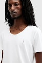 Pamučna majica AllSaints FARIS M017JB bijela SS25