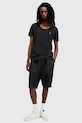 AllSaints tricou din bumbac FARIS negru M017JB