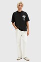 AllSaints tricou din bumbac UNDERGANG negru M053PB
