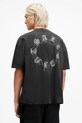 AllSaints t-shirt in cotone CRYPTIERRA nero M054PB