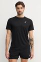 Asics t-shirt do biegania Core regular czarny 2011D221