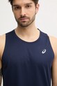 Asics tricou de alergare Core bleumarin 2011D223