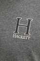 Бавовняна футболка Hackett London HM500858 сірий