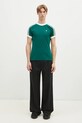 adidas Originals wool blend t-shirt Cali Tee green JM3587