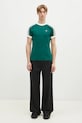 Футболка с примесью шерсти adidas Originals Cali Tee зелёный JM3587