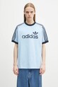 Tričko adidas Originals Premium Knitted Tee relaxed modrá JN5557