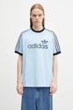 adidas Originals t-shirt Premium Knitted Tee pozostałe niebieski JN5557