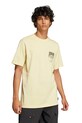 Bavlněné tričko adidas Originals Trefoil Series Fashion Elevated potisk žlutá JP0197
