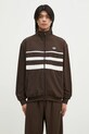 adidas Originals bluză Q12 Monogram Tee cu modele maro JP4419