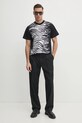 Хлопковая футболка Versace Jeans Couture 78GAH6RZ.JS463 чёрный SS25