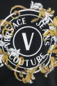 Бавовняна футболка Versace Jeans Couture чорний 78GAHC01.CJ01C