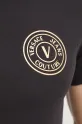 Versace Jeans Couture tricou din bumbac 78GAHT00.CJ00T negru