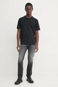 Diesel t-shirt bawełniany A16514.0AKAK czarny SS25