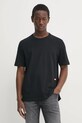 Oblečenie Bavlnené tričko Diesel A16514.0AKAK čierna