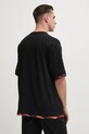 Oblečení Bavlněné tričko Versace Jeans Couture 78GAH6X1.J0001 černá