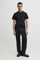 Versace Jeans Couture tricou din bumbac 78GAHE03.CJ00E negru SS25