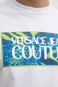 Бавовняна футболка Versace Jeans Couture 78GAHE04.CJ00E білий