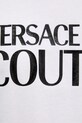 Памучна тениска Versace Jeans Couture 78GAHE05.CJ00E бял