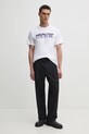 Versace Jeans Couture t-shirt bawełniany 78GAHE06.CJ00E biały SS25