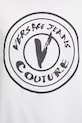 Бавовняна футболка Versace Jeans Couture 78GAHE08.CJ00E білий