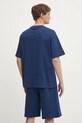 Îmbrăcăminte Versace Jeans Couture tricou din bumbac 78GAHE08.CJ00E bleumarin
