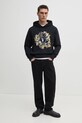 Бавовняна футболка Versace Jeans Couture 78GAHT08.CJ00T білий SS25