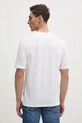 Odzież Sisley t-shirt bawełniany 3I1XS1047 biały