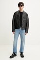 Bavlněné tričko s dlouhým rukávem Diesel KIRK-D-BOX T-SHIRT A18029.0LIAD černá SS25