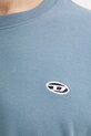 Diesel t-shirt T-ADJUST-DOVAL-PJ T-SHIRT A15056.0AIJU niebieski