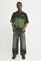 Diesel pamut póló T-BOXT-R3 T-SHIRT A16121.0SLBQ zöld SS25