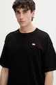 Diesel T-shirt oversize męski bawełniany T-BOXT-R30 T-SHIRT czarny A16400.0QIAM