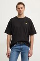 Бавовняна футболка Diesel T-BOXT-R30 T-SHIRT бавовна чорний A16400.0QIAM