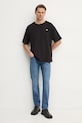 Бавовняна футболка Diesel T-BOXT-R30 T-SHIRT A16400.0QIAM чорний SS25